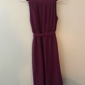 Liz Lange Rich Purple Midi Dress